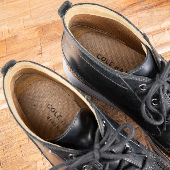 Mens Cole Haan Chukka Boots C24525 Black Grand.OS Size 7.5 M EUC - Picture 7 of 10